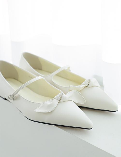 ribbon sling loafer