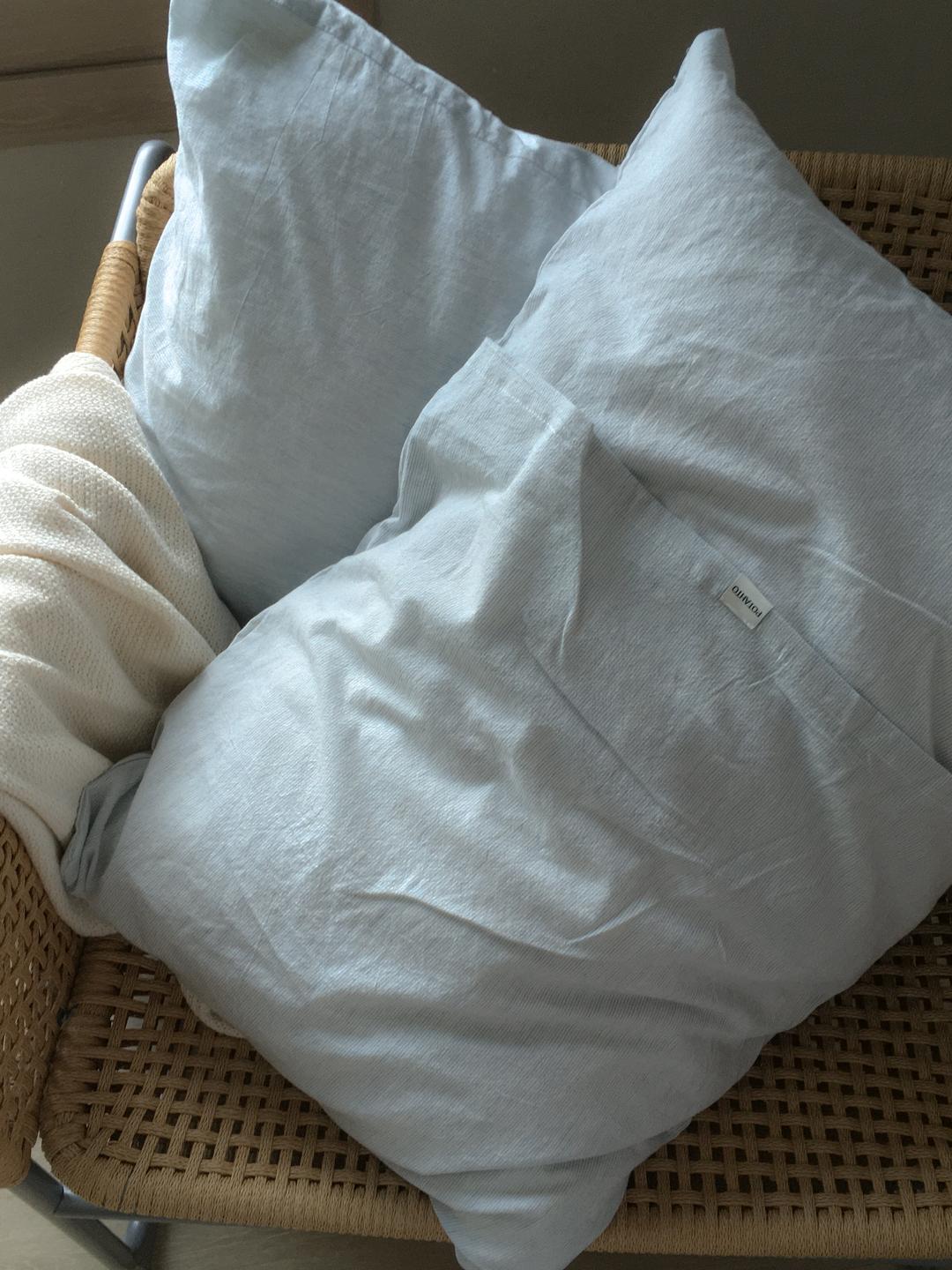 ˚ ༘ 🐬 베이비 블루 베개 커버 ⋆｡˚