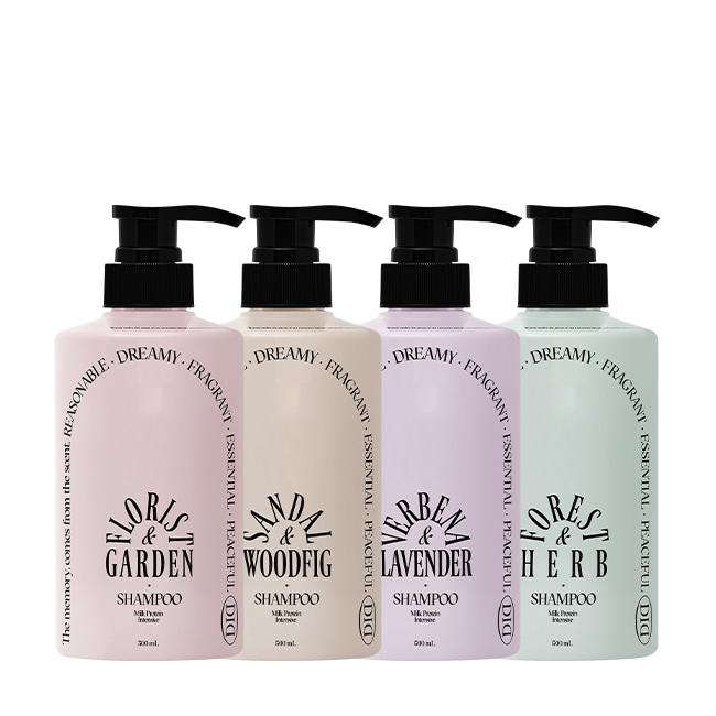 오디드 밀크프로틴 인텐시브퍼퓸샴푸 500ml 4종