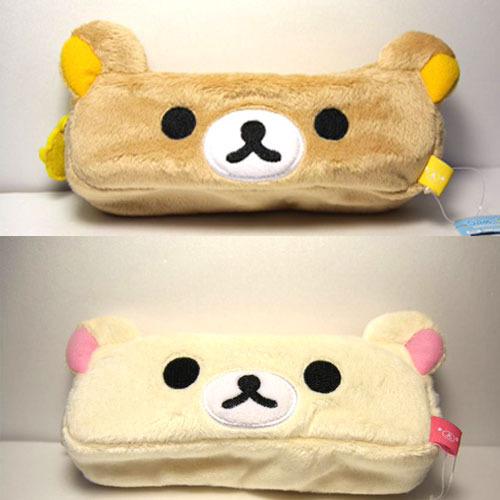 리락쿠마 페이스 봉제 필통