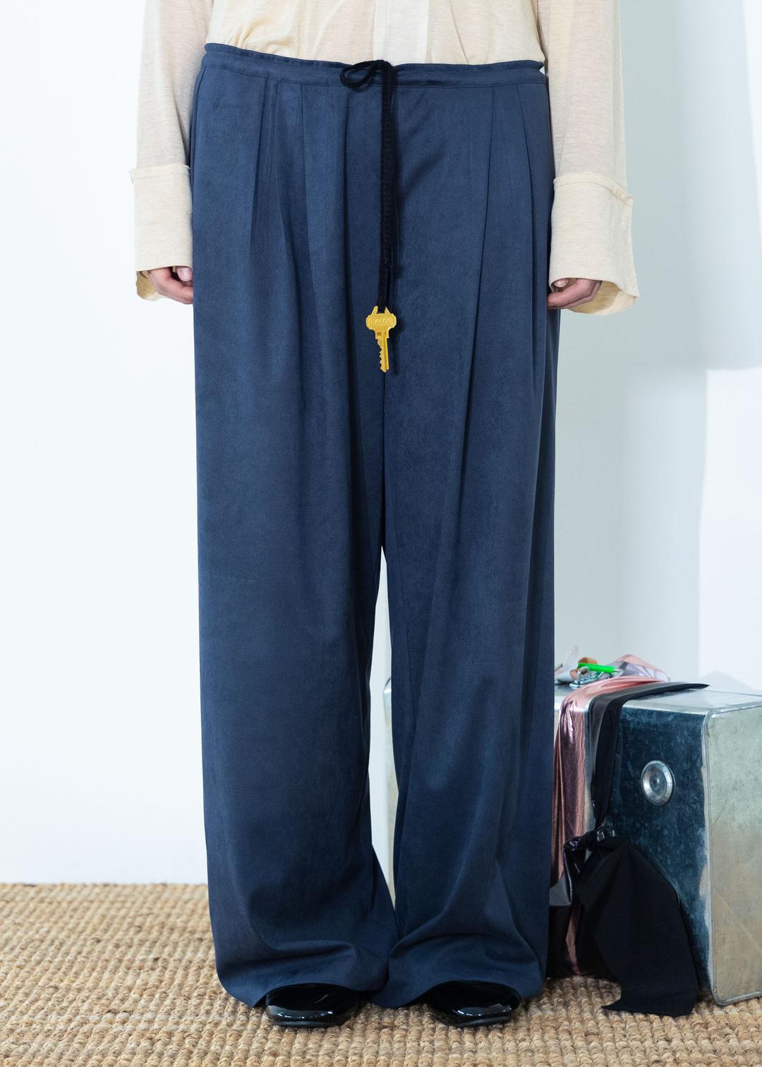 Suede Door Pants (ash navy)