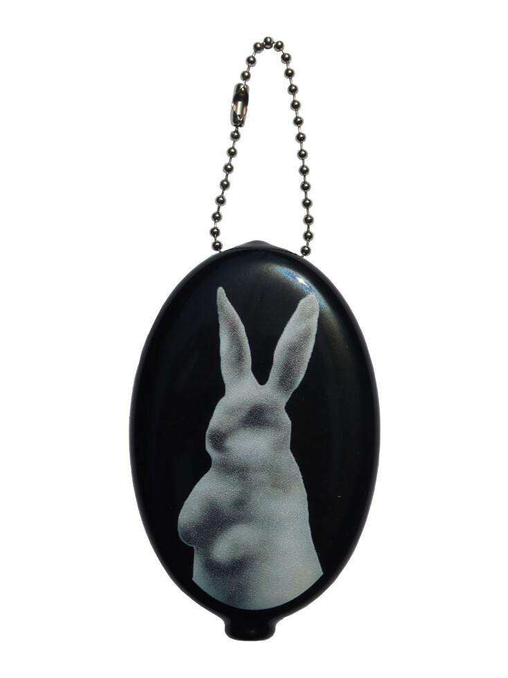 Coin Pouch Keyring, Black