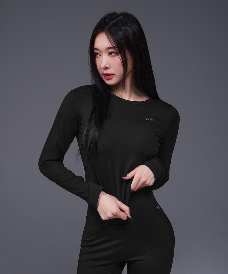 W B-SOFT EASY LONG SLEEVE [BLACK]