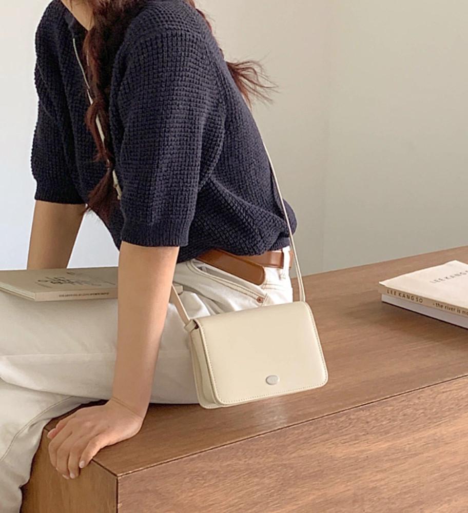 버니 크로스 미니백 직장인 하객 30대여성 데일리백 소가죽가방