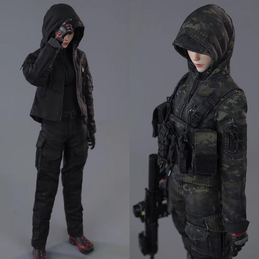 Fire Girl Toys FG096 여성 텍티컬 밀리터리 의상 세트 1/6 피규어