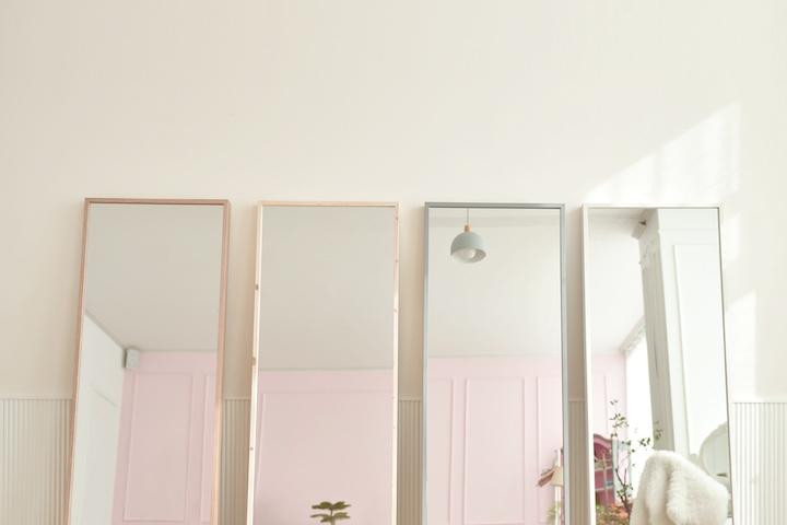 델리/네트 비산 파손방지 안전한 전신거울(벽걸이형) 3 size