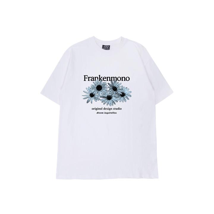 [당일발송] 아이보리M제외 / 플로링 반팔티   frankenmono