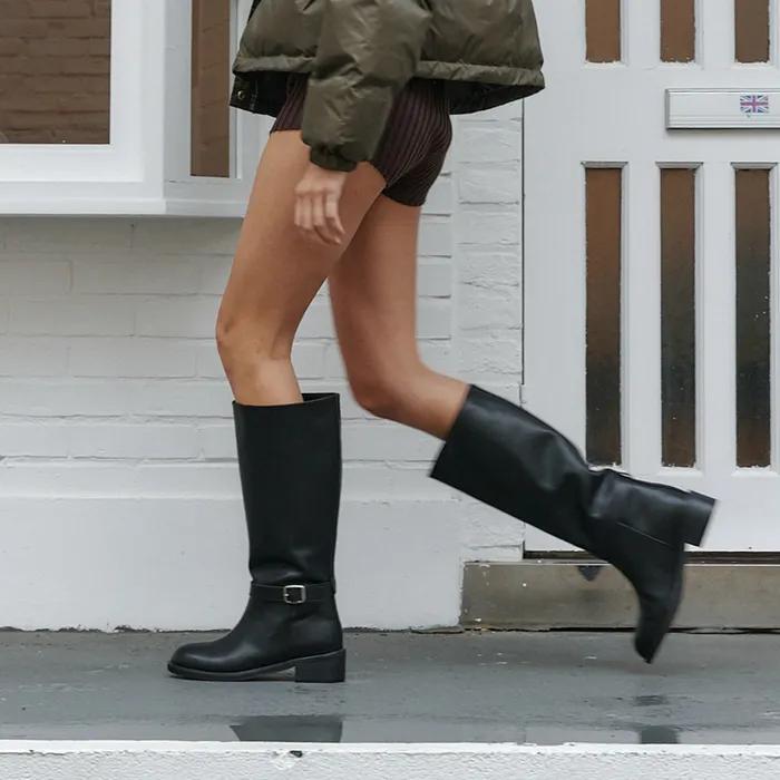 [바로배송] [29CM 단독] 루이사 2-way 벨트 미들/롱 부츠 [n104]_2color