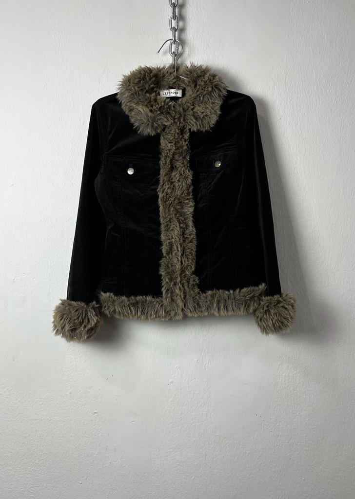 L'EST ROSE fur jacket