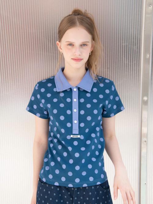 DOT PK T-SHIRT, BLUE