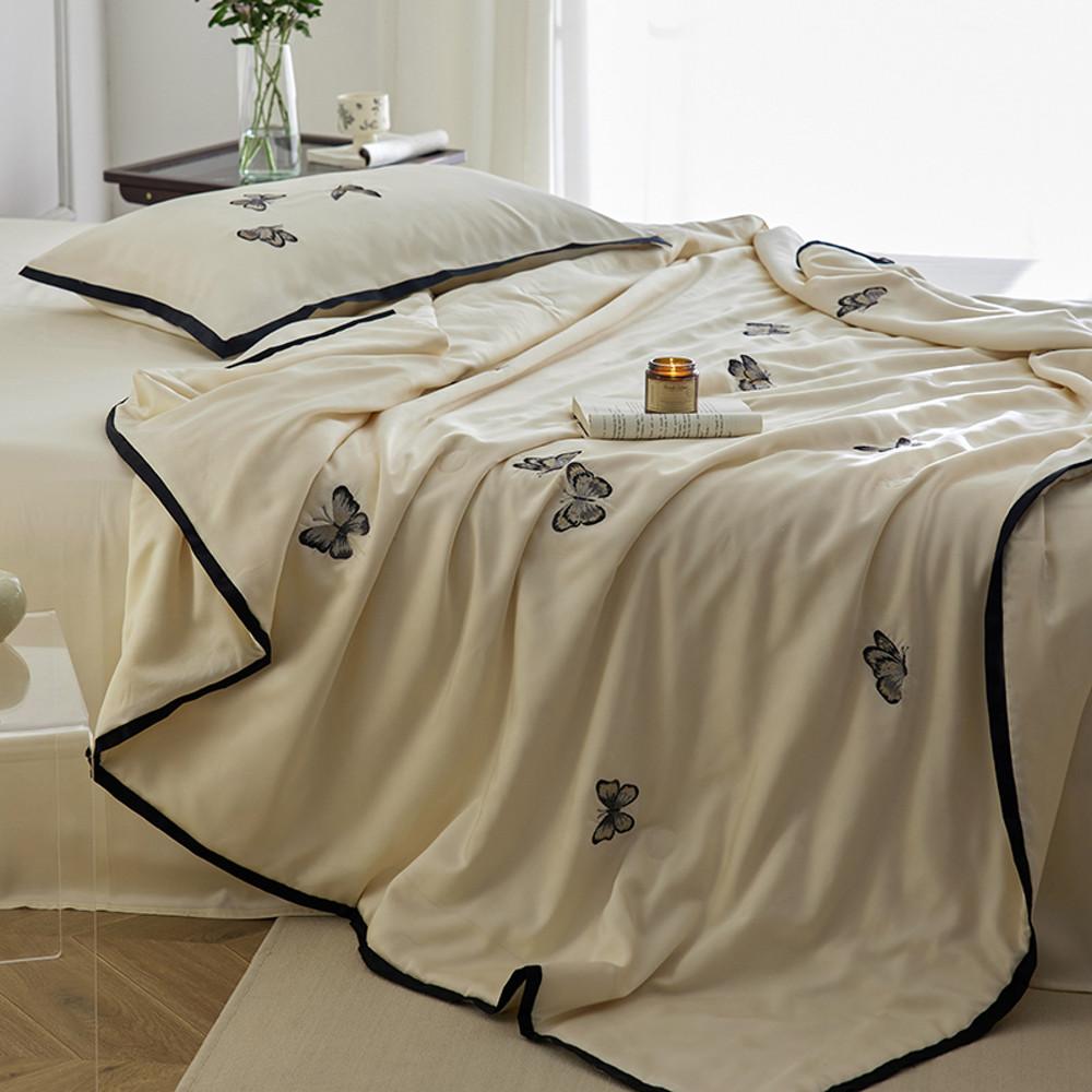 페르지아 시원한 여름이불 부드러운 텐셀 차렵이불 베개 3type 버터플라이 침구세트