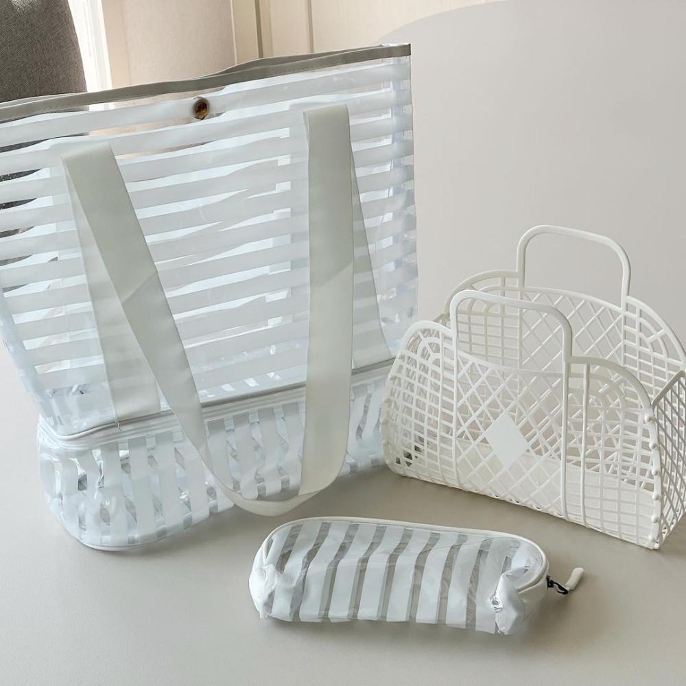 수영가방 방수가방 운동 물놀이가방 비치백 미니바구니 파우치 포함