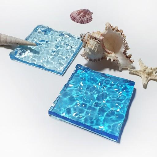 🌊바다 트레이,티코스터🌊  물결 위에 올려보아요.