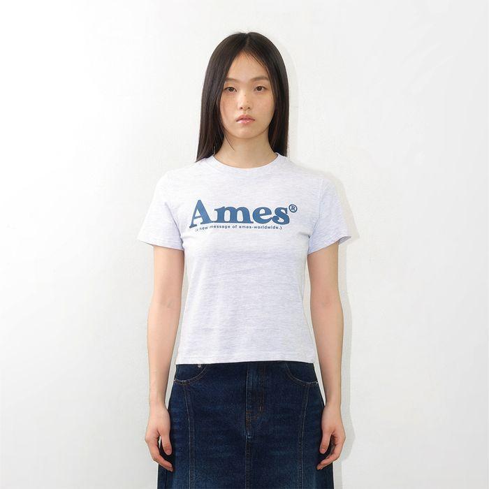 BASIC LOGO TEE GREY (AM2DMUT511A)