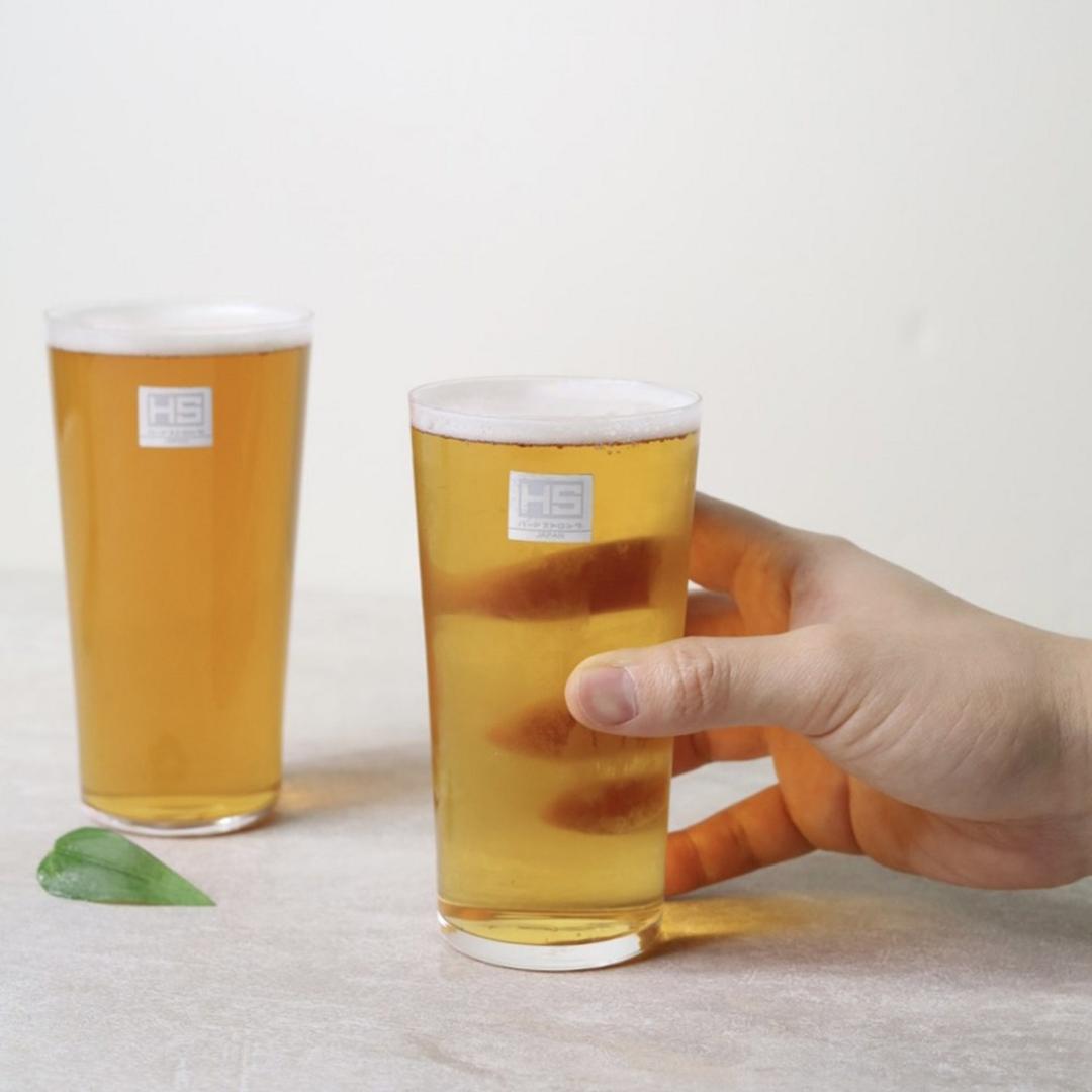 도요사사키 우스하리 얇은 맥주잔 2개세트, 420ml, 2개 - 유리컵/맥주잔 | 쿠팡