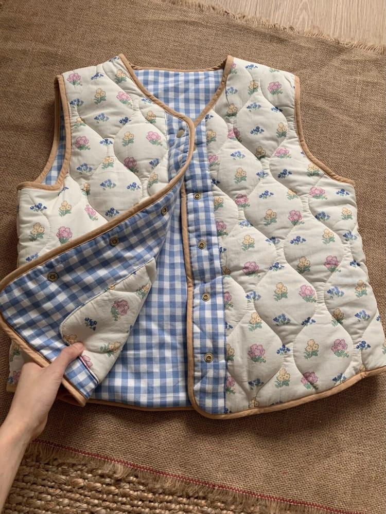 수심 Winter Bloom Vest (4 Type) 윈터 베스트 조끼 홈웨어 잠옷 파자마