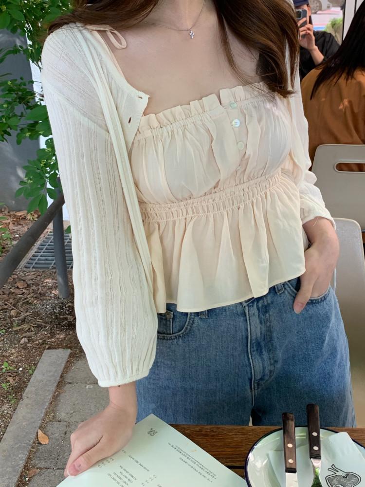 (아이,피치 당일) 포레스트 피크닉 가디건 (3color)