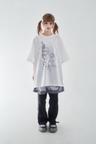 (PRE-ORDER) Miyu Kiel wing T-shirt White (Overfit)