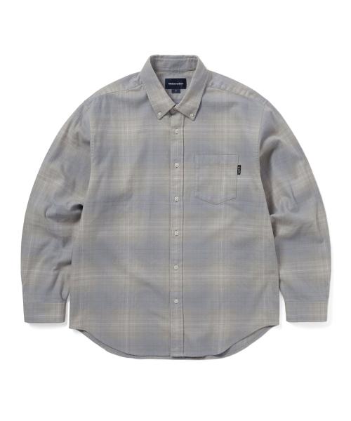 Flannel Check Shirt Grey