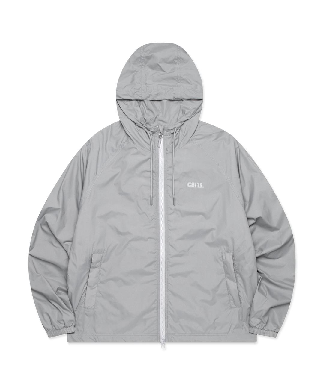 ADVERTYPE LOGO HOODIE JACKET gray