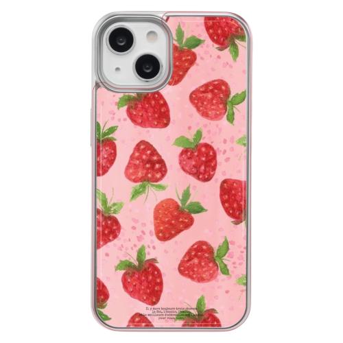 (epoxy) blooming strawberries silver 에폭시 아이폰 갤럭시 케이스