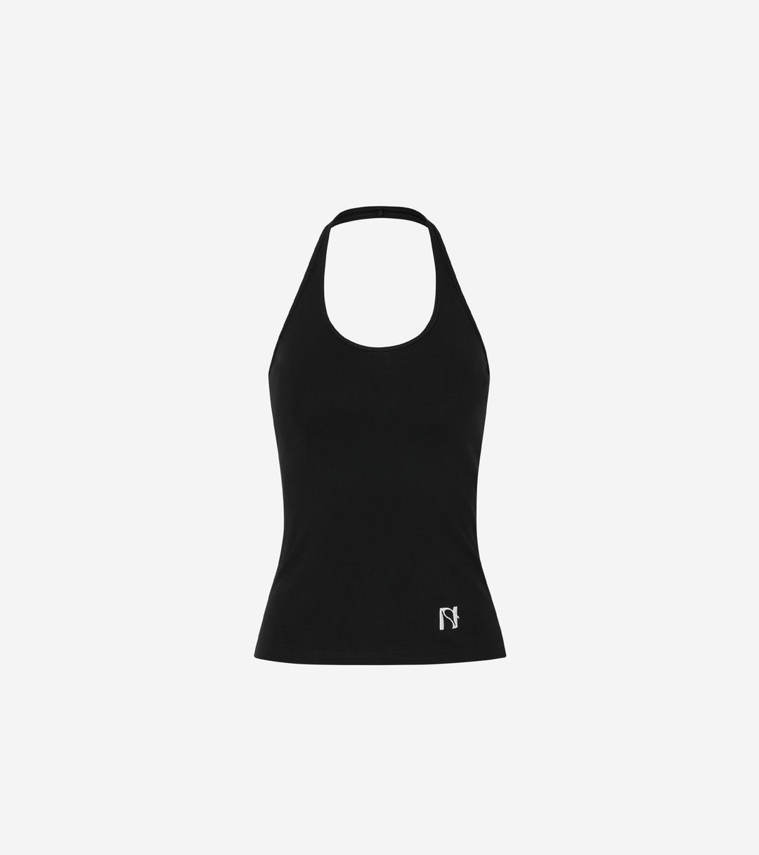 Newalrin logo Halter neck sleevelsee top