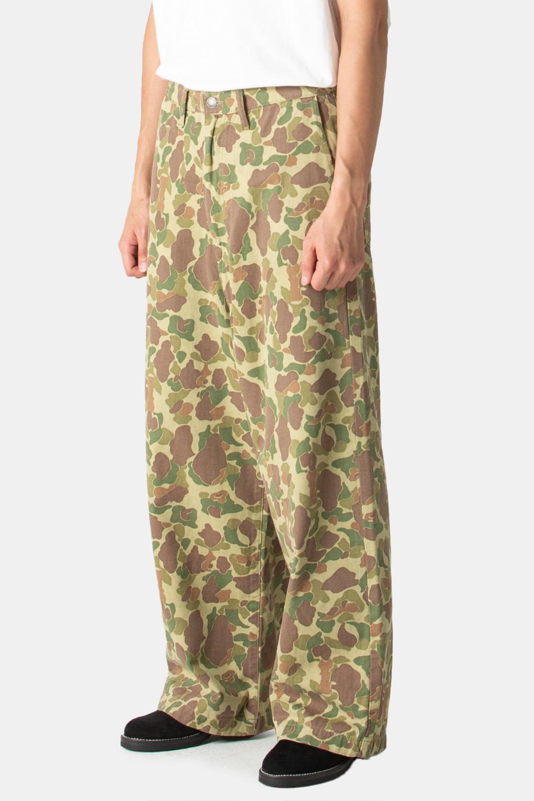(25FW) HUNTER CAMO HERRINGBONE PORT BAGGY PANTS
