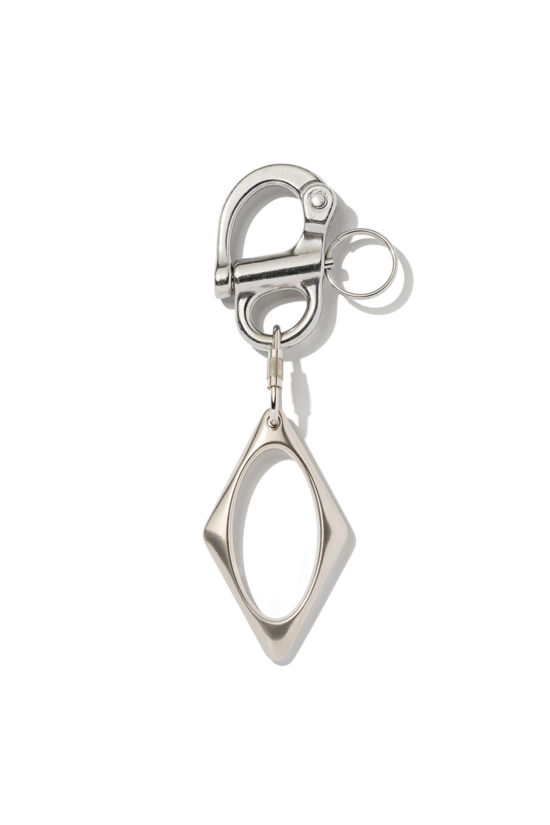 RHOMBUS KEYRING_SILVER