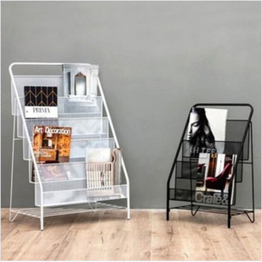 북유럽 철제 신문가판대 잡지 책 꽂이 매거진랙