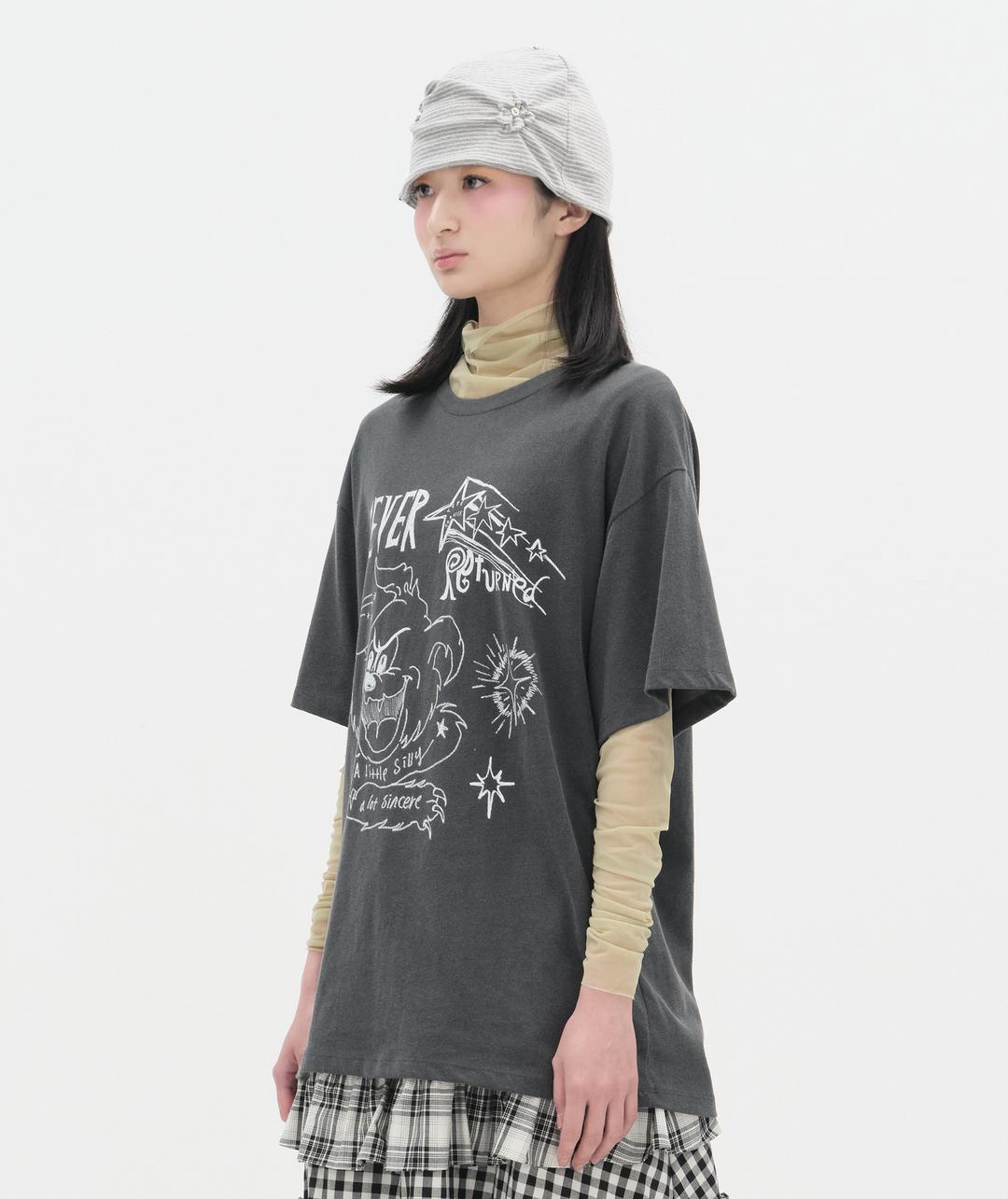 Never Return Top [Charcoal]