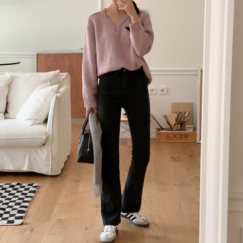 아뜨랑스 (기모부츠컷팬츠)1000장 돌파✨  프리미엄 웜 부츠컷 안감 데님 진 속기모 기모데님팬츠 기모청바지 하이웨스트팬츠 슬림부츠컷팬츠 데일리룩 데이트룩 출근룩 겨울기모바지 기모바지 나들이룩 ps4339