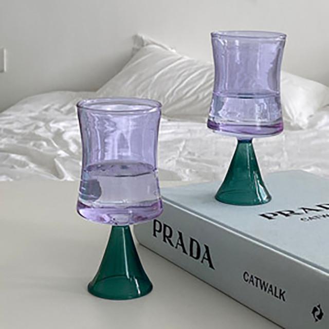 스튜디홈 와인잔 캠핑 오로라 고블렛 샴페인잔 미니 빈티지 쿠프잔 피크닉 집들이선물