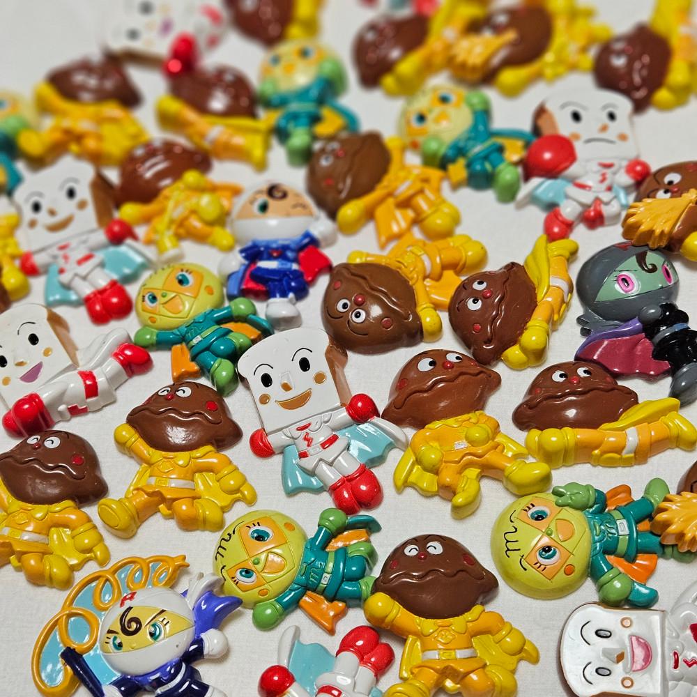 빈티지 호빵맨 자석 마그넷 냉장고 자석 - 2 식빵맨, 카레빵맨, 메론빵맨, 롤빵맨