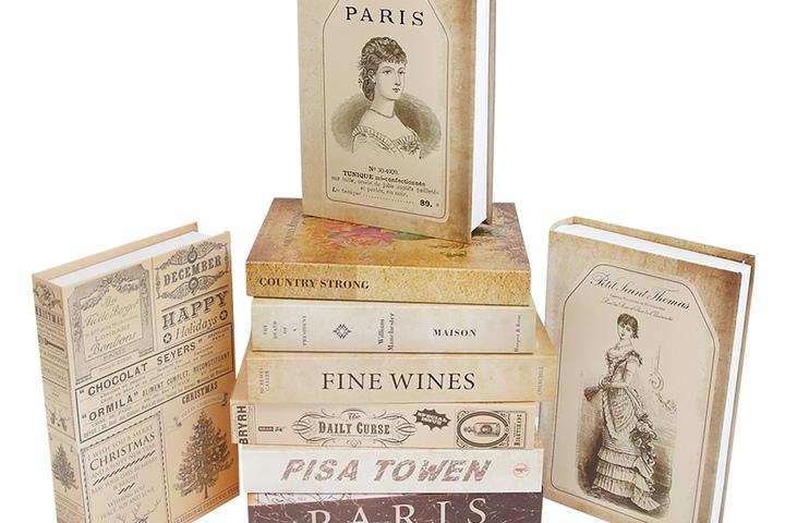 빈티지소품 카페 인테리어책 모형책 촬영소품