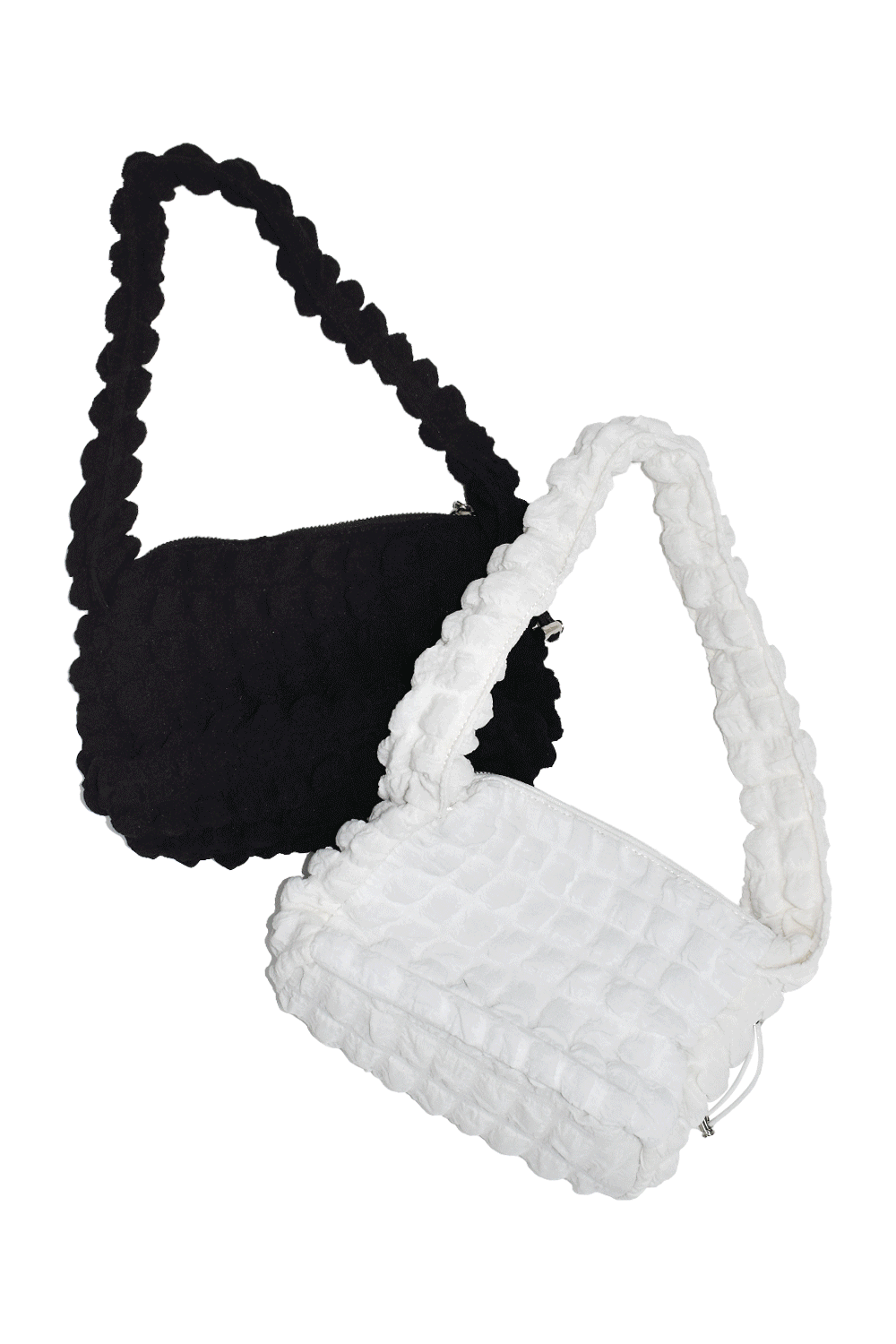 pom pom string bag (2colors)