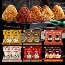 오꾸밥 오븐에 구운 주먹밥 소불2개+참치2개+불닭2개+로제2개+김치2개+까치2개