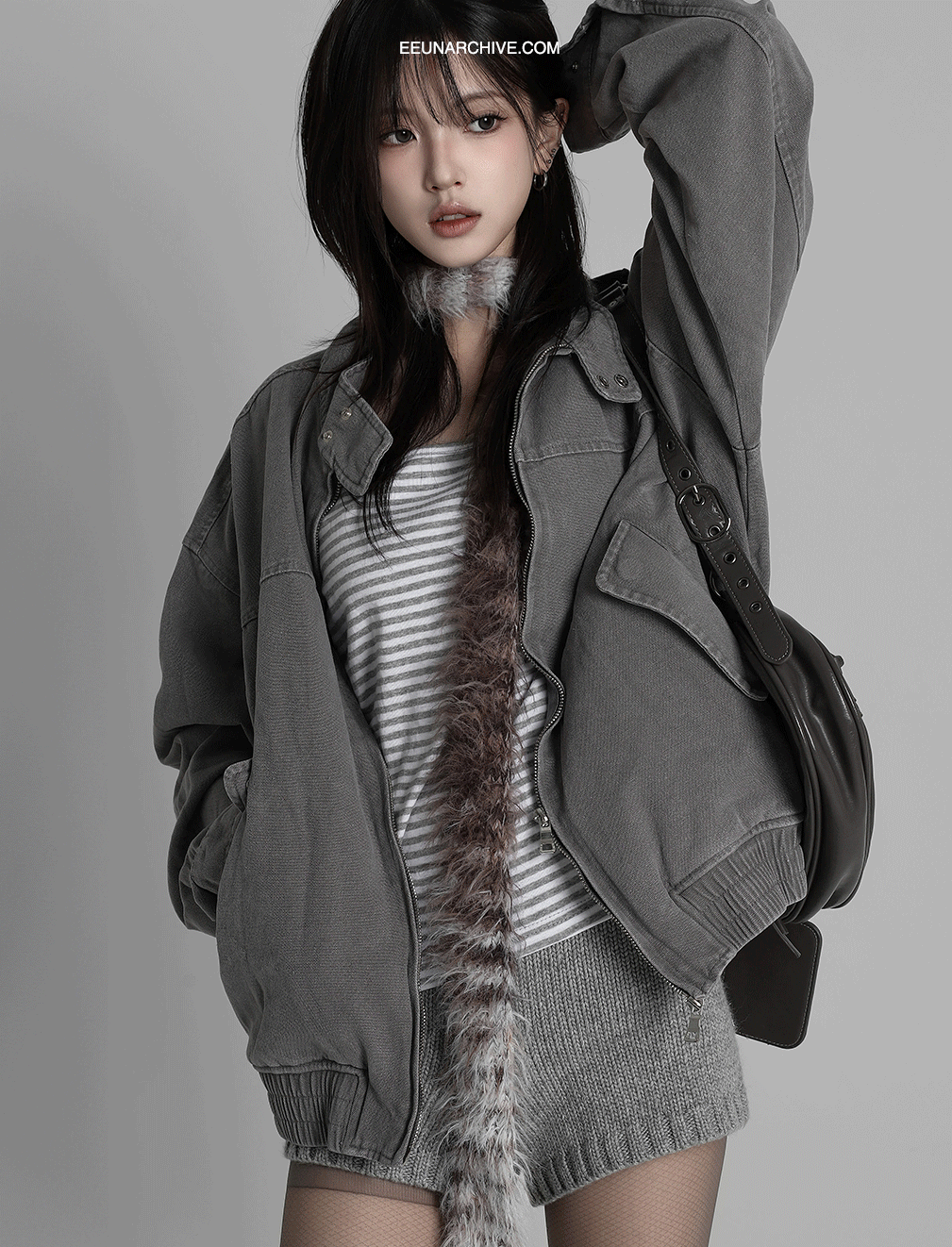 이은 스톤 워싱 워크자켓