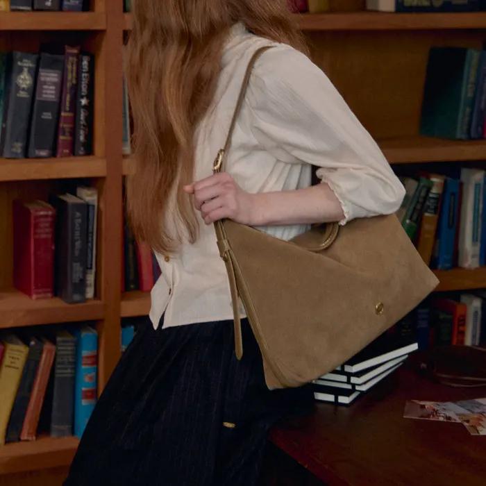 Sac Agnes Suede DeepBeige
