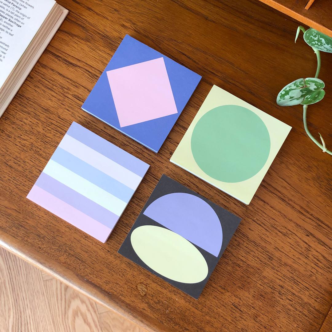 Your 파스텔 도형 메모패드