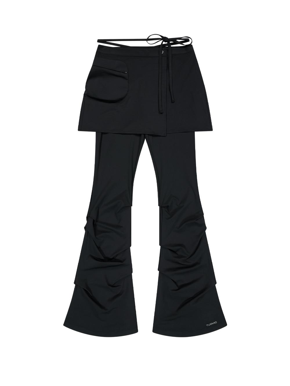 [09/20 예약발송]  STRAPPY SKIRT PANTS [BLACK]