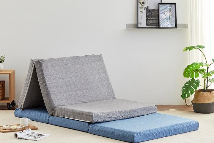 3단접이식 에어 매트리스 침대 바닥 토퍼 7cm MS/SS/Q