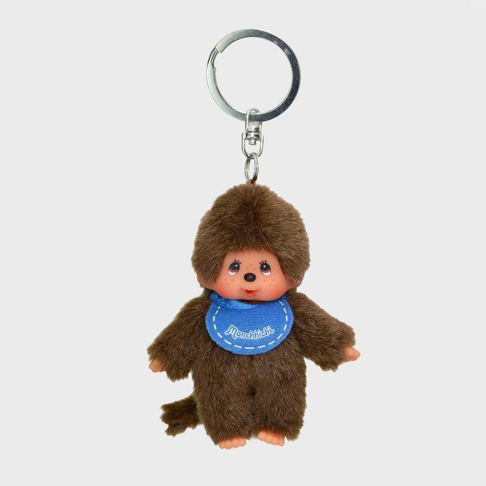 Classic Monchhichi Blue Boy Keychain (European Edition)
