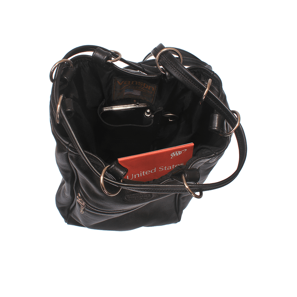 Shoulder Bag Small - Duffle Style Draw Top Bag