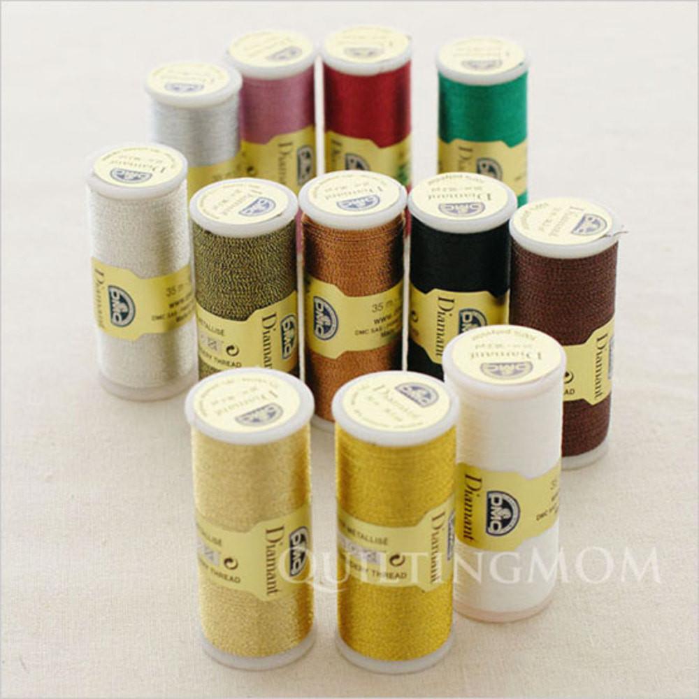 dmc 태팅실 디아망뜨 그랑데 메탈릭사 태팅레이스 자수실