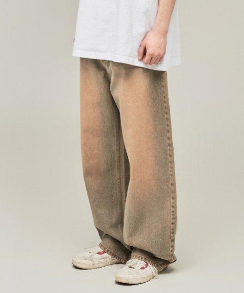 워싱 벌룬 데님 D611 - 빈티지옐로우