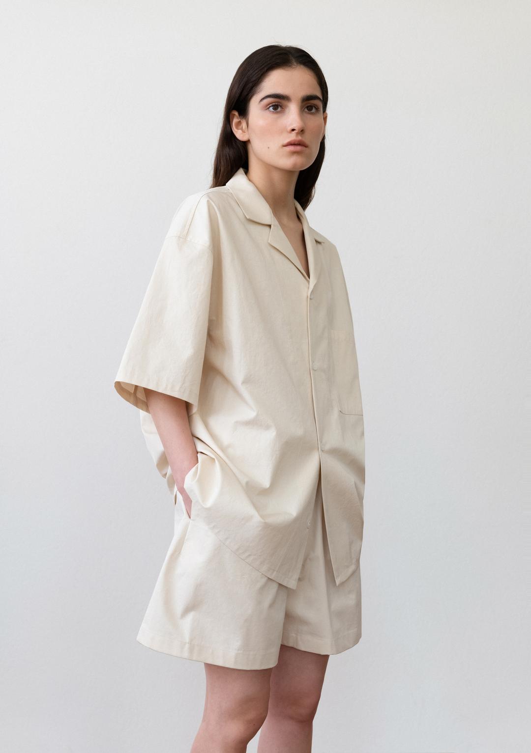 COTTON LOUNGE & SLEEPWEAR SET (CREAM)