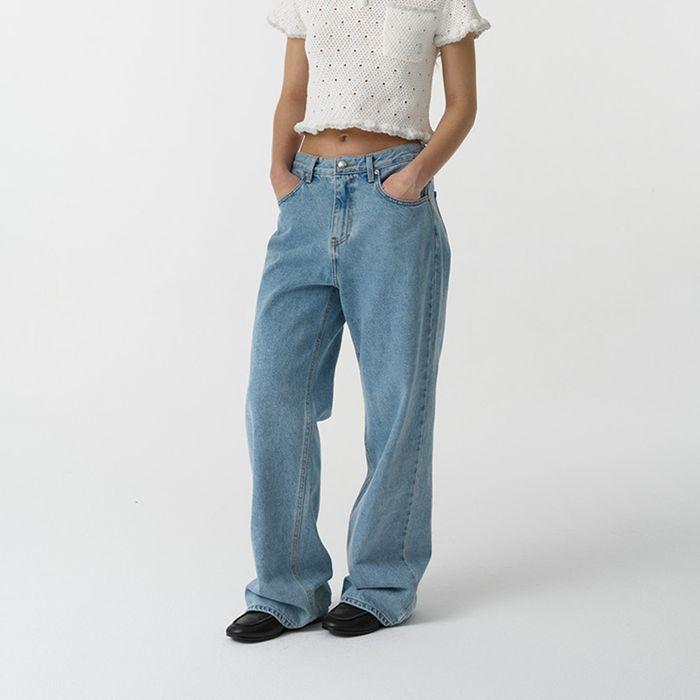 Daddy Loose-Fit Denim Pants_Light Blue