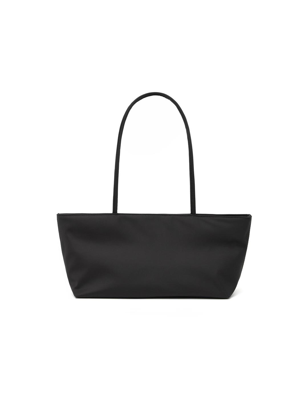 [8차 리오더] Nylon Baguette Shopper Bag Black
