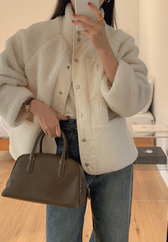 제크 리버시블 양털점퍼jp(2color)