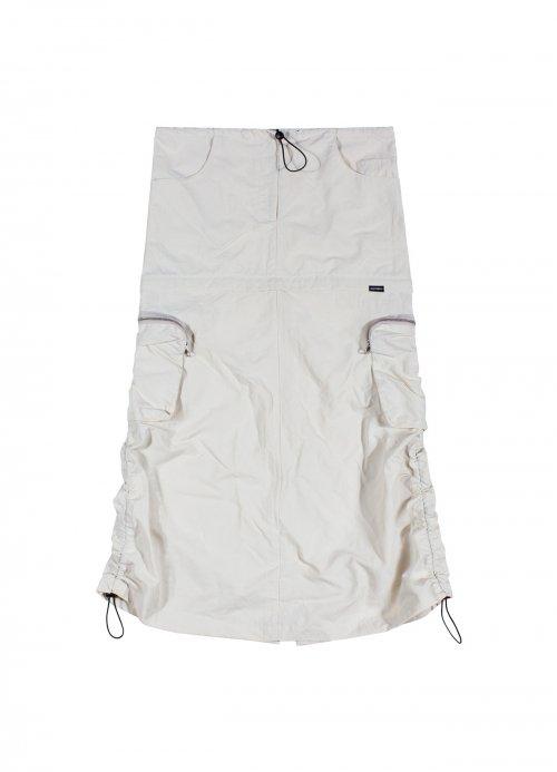 카고 스트링 집업 스커트 (Ivory)